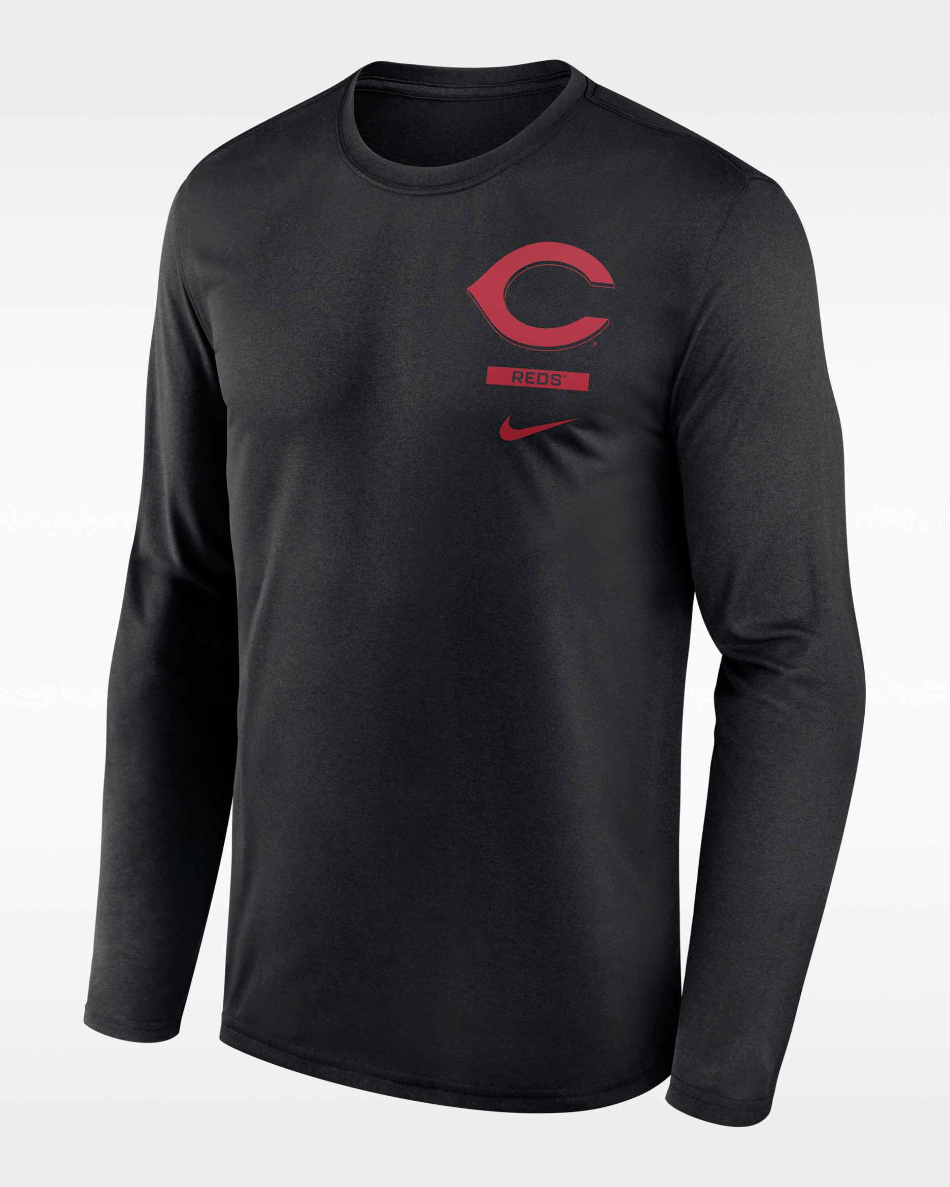 Cincinnati Reds 2-Hit Legend Men's Nike Dri-FIT MLB Long-Sleeve T